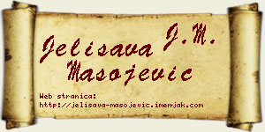 Jelisava Mašojević vizit kartica